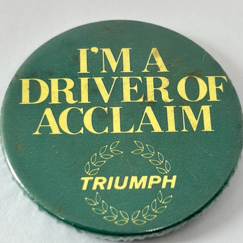 Vintage triumph acclaim driver - triumph,
