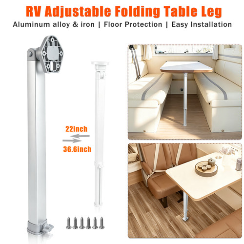 Campervan telescopic table - telescopic,