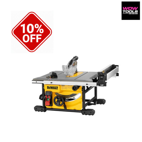 Dewalt 210mm compact table saw - table,