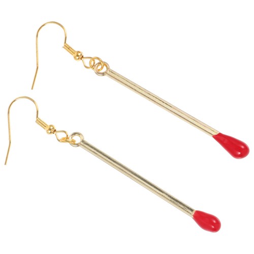 Pair earrings matchstick - pair,