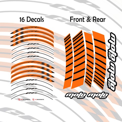 Gp02 wheel decal stickers - 17",