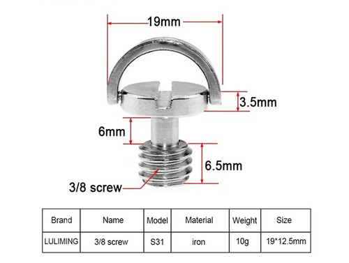 Ring screw male - 3/8",