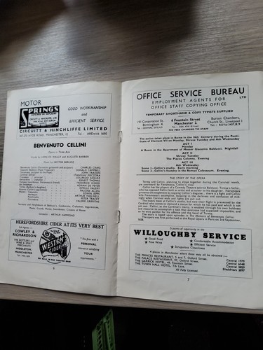 Opera theatre programme - opera,