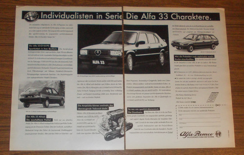 Rare advertising alfa romeo - advertising,