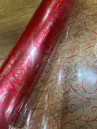 Metres red scroll - metres,