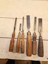 Vintage wood Chisels X 6