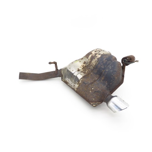 Rear exhaust silencer - rear,