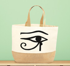Canvas Jute Bag XL - Eye of