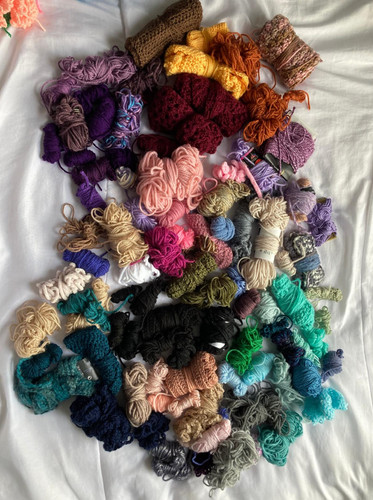 Scrap yarn bundle - scrap, mixed