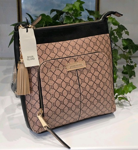 River island monogram zip - river,