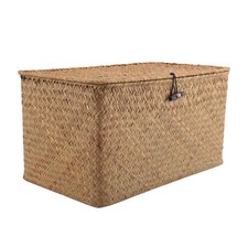 Handmade Straw Woven Storage
