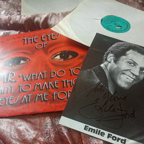 Emile ford signed - signed, autograph