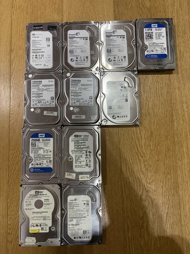 Job lot hard drives - job, 11