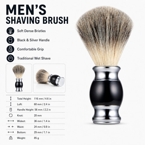 Men mixed badger hair - men's,