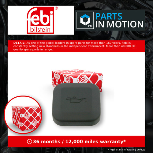 Oil filler cap - cap, bmw