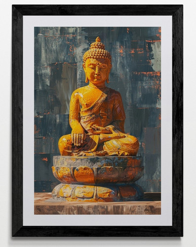Buddha zen meditation framed - zen,