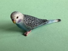 Schleich 14409 Blue Budgie 2003 RARE Retired Pet Bird Animal Toy