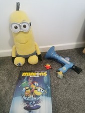 Minions Kevin Plush Toy Despicable Me 20” Tall  VGC + Book + Toy job lot bundle