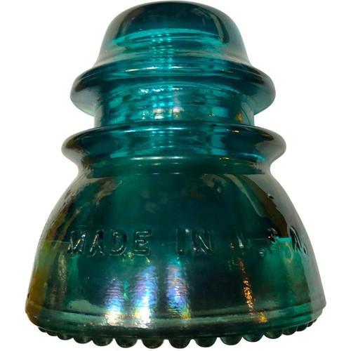 Blue insulator hemingray - blue,