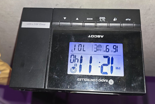 Ascot digital alarm clock - ascot,