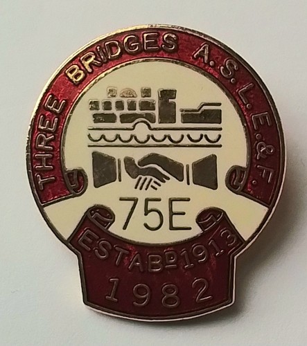 Aslef lapel badge - aslef,