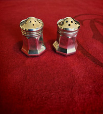 Cartier Silver Salt & Pepper Shaker pots condiment set. No Dinks Or Scratches.