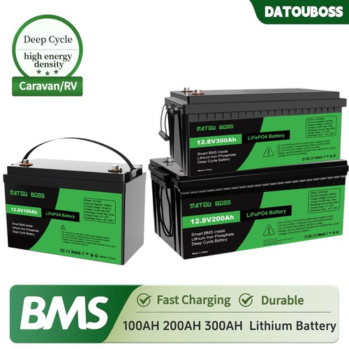 12v 100ah 200ah - 300ah, lithium