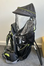 HOMCOM Baby Hiking Backpack Carrier w/ Detachable Rain Cover for Toddlers, Used