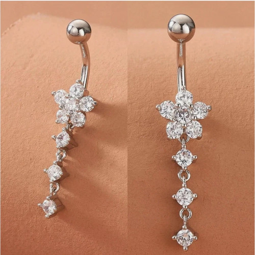 Belly bars button piercing bar - button,