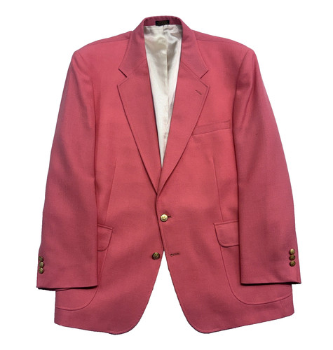 Vtg stafford 46r pink hopsack - vtg,