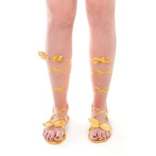 Rubies Goddess Sandals Gold