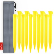 10-Pack Plastic Tent Stakes