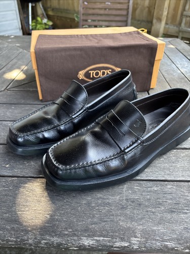 Todd black leather - black, casual