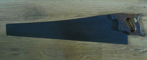 Vintage carpenters hand saw - carpenters,