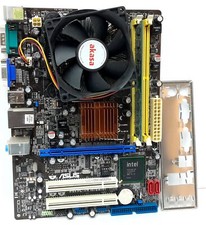 Asus Motherboard Intel Pentium E6500 With I/O Shield P5KPL-AM IN/GB/SI LGA775...