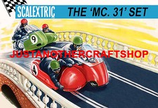 Scalextric poster motorcycle - scalextric,