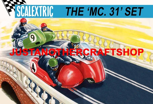 Scalextric mc31 motorcycle - scalextric, &