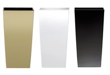 Decorative Square Flower Plant Pot Tall Indoor Outdoor Garden Patio Planters