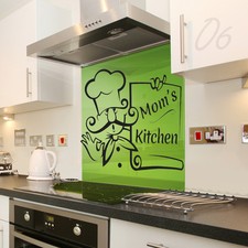 Mom lovely kitchen mustache - mom's,