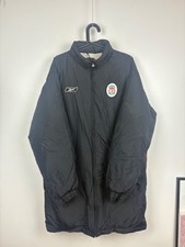 Rare Vintage Liverpool FC Football Bench Coat Carlsberg Reebok 98 99 - Medium