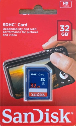 Sandisk 32gb card - 32gb, sdhc
