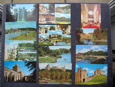 12 POSTCARDS OF ARUNDEL, CASTLE, BARBICAN TOWERS & KEEP,  CATHEDRAL OF OUR LADY