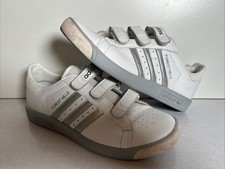 Adidas Originals Vintage 2007 Forest Hills White Velcr o Trainers - UK 5.5