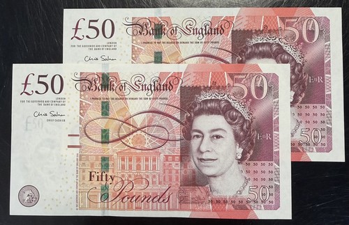 Old fifty pound note - old,