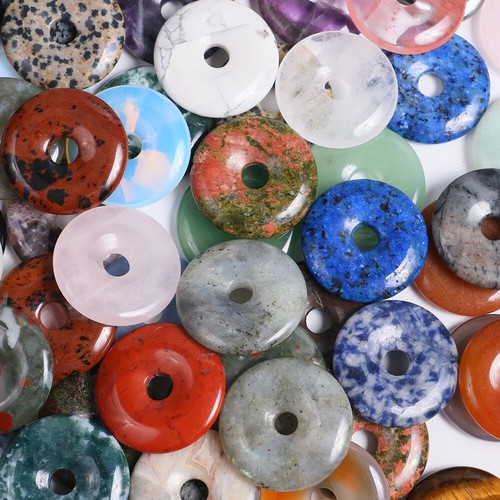 30mm natural stone - stone, doughnut