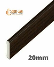 20mm Rosewood UPVC Plastic