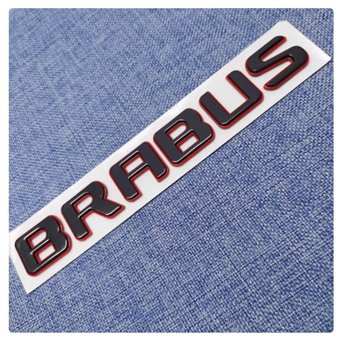 1pcs brabus black red - on,