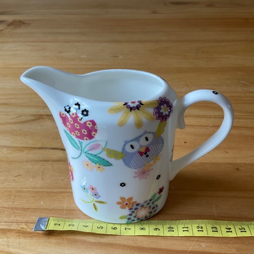 Heron cross pottery small jug - pottery,