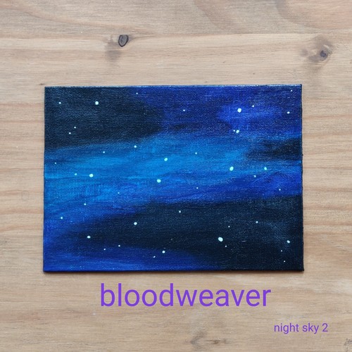 Sky night 2 stars - by,