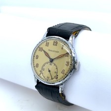 Vintage 1940s Jaeger LeCoultre Calatrava Style Watch